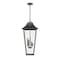 Z-Lite Gannon 5 Light Outdoor Chain Mount Ceiling Fixture, 16in. W x 35.75in. H, Black 5008CHXXL-BK - alternate 4